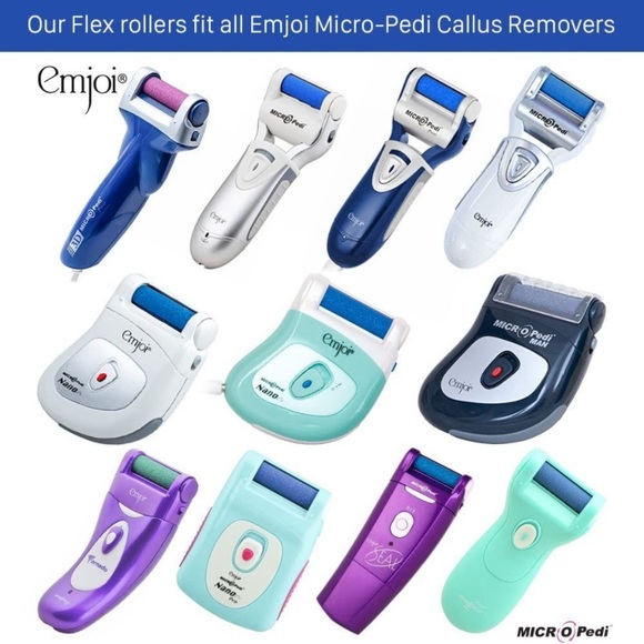 Emjoi Micro-Pedi Flex Micro Mineral Rollers Refills for All Emjoi Callus Remover - Picture 7 of 8
